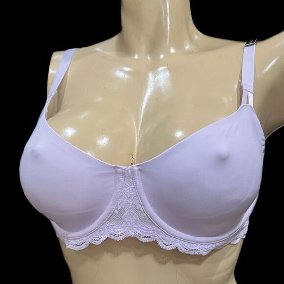 Victorias Secret Dream Angels Push Up without padding uplift unlined bra Lilac - Picture 6 of 6